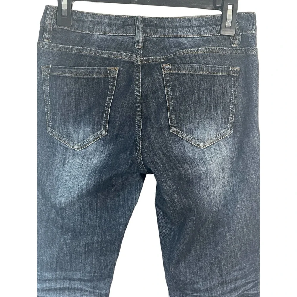 Mindcode Women's Juniors‎ Capri Jeans Skinny 7 Distressed